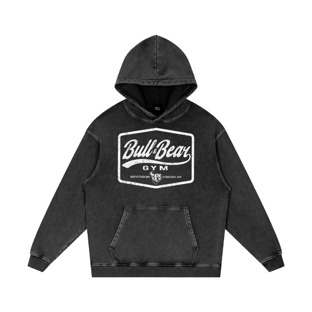 Snow Washed Garage Gym Hoodie