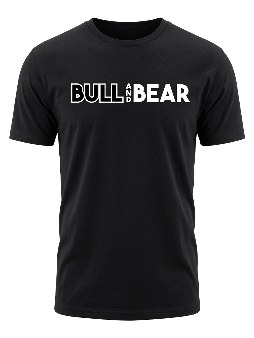 Bull and Bear Wordmark Tee