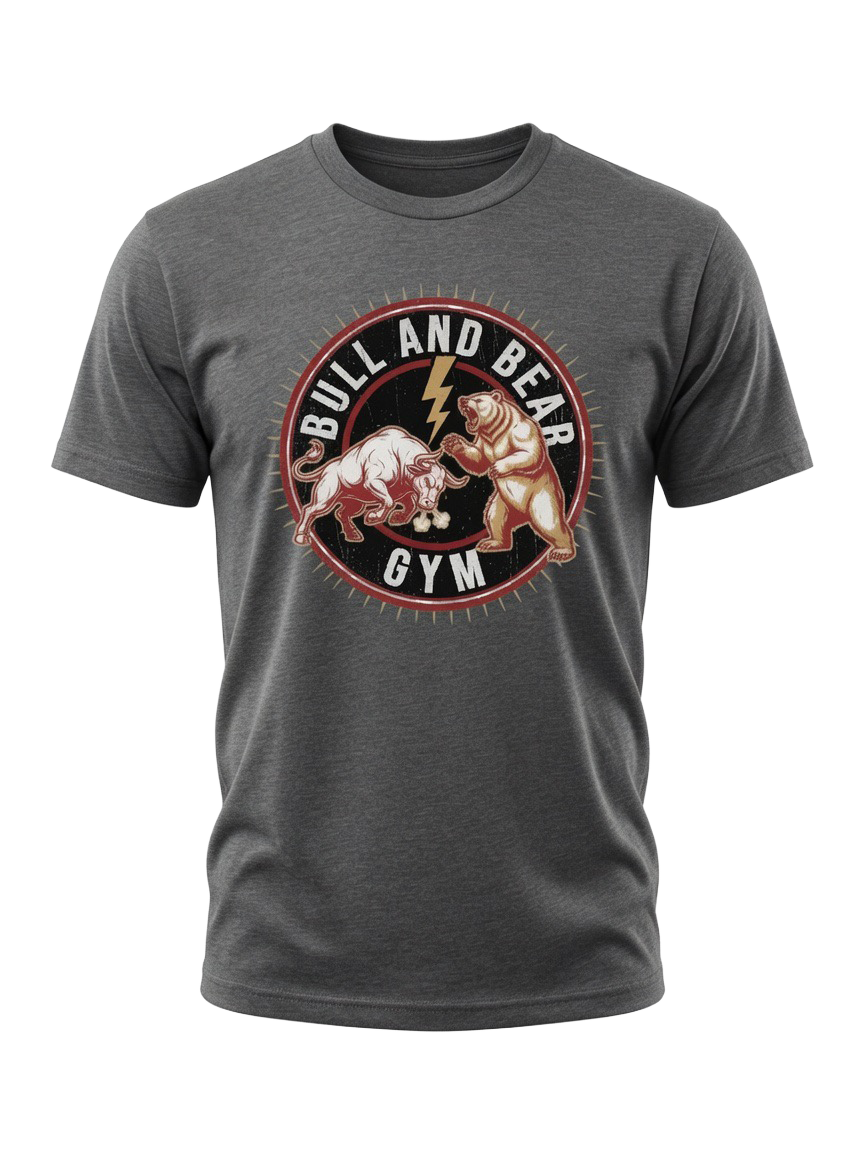 Bull and Bear Gym Vintage Badge Tee