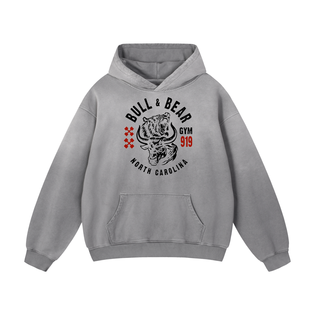 Heavyweight Sunfade Oversized Gym Hoodie